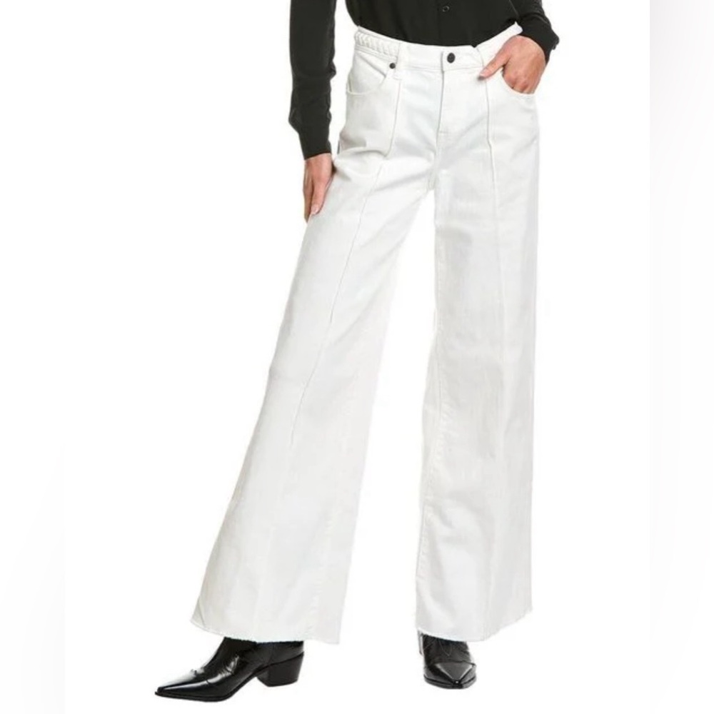NWT Johnny Was The Braided White Leg Jean - Sz 28